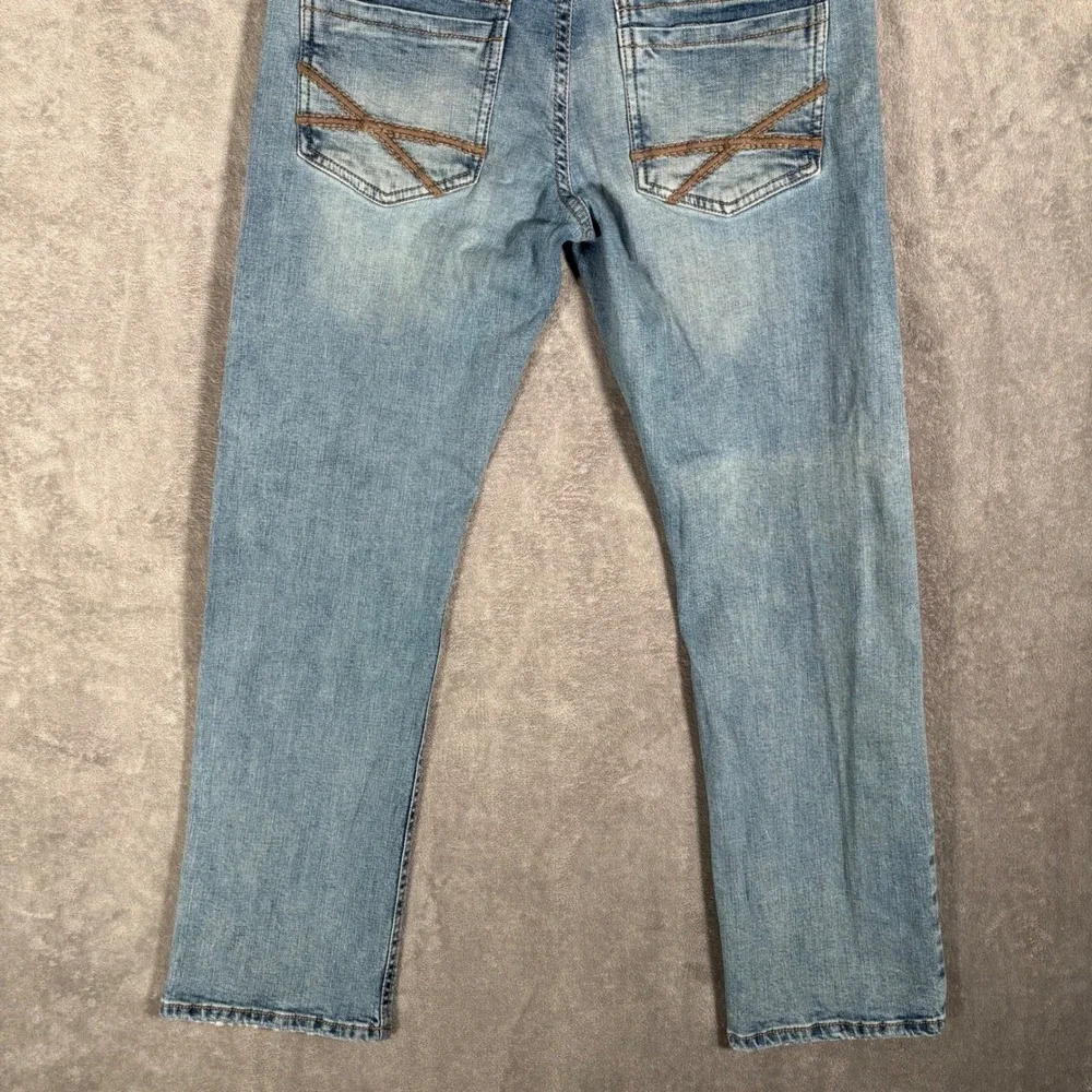 TK Axel Jeans Mens‎ Size 32x32 fits 34x31 Slim Boot Light Wash Denim